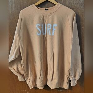 Wild Fable Surf Cream Orange Sweatshirt
